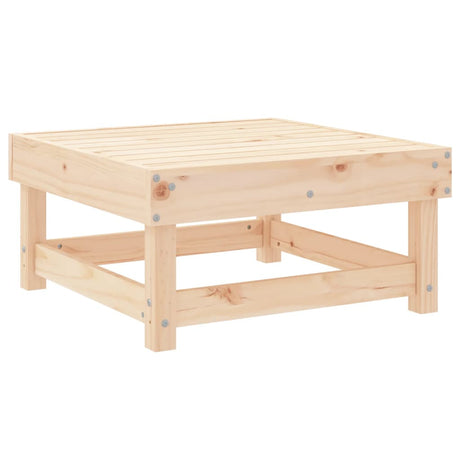 Garden Footstool Solid Wood Pine