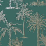Dutch Wallcoverings Wallpaper Tropical Trees