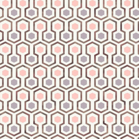 Noordwand Wallpaper Good Vibes Hexagon Pattern