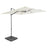 Garden Parasol with Portable Base Taupe
