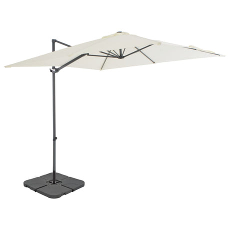 Garden Parasol with Portable Base Taupe