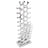 Wine Rack Aluminium Silver 27 Bottles