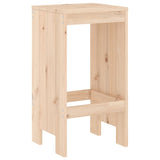 Bar Stools 2 pcs 40x36x75 cm Solid Wood Pine