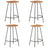 Bar Stools 4 pcs Solid Acacia Wood