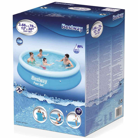Bestway Fast Set Inflatable Swimming Pool Round 57273