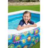 Bestway Inflatable Kids Pool Blue 229X152X56 Cm