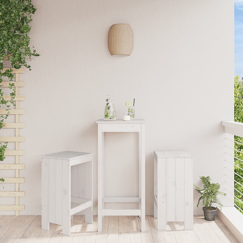 Bar Stools 2 pcs 40x36x75 cm Solid Wood Pine