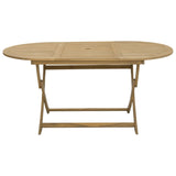 7 Piece Garden Dining Set Solid Wood Acacia