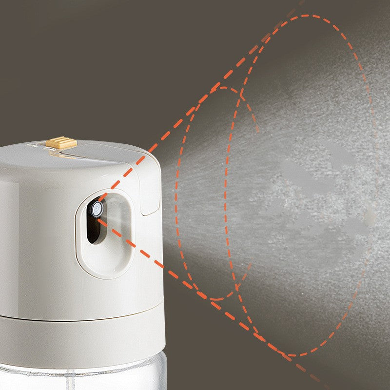 Kitchen Automatic Opening and Closing Oil Bottle with Self-Contained Oil Brush Integrated 550ml