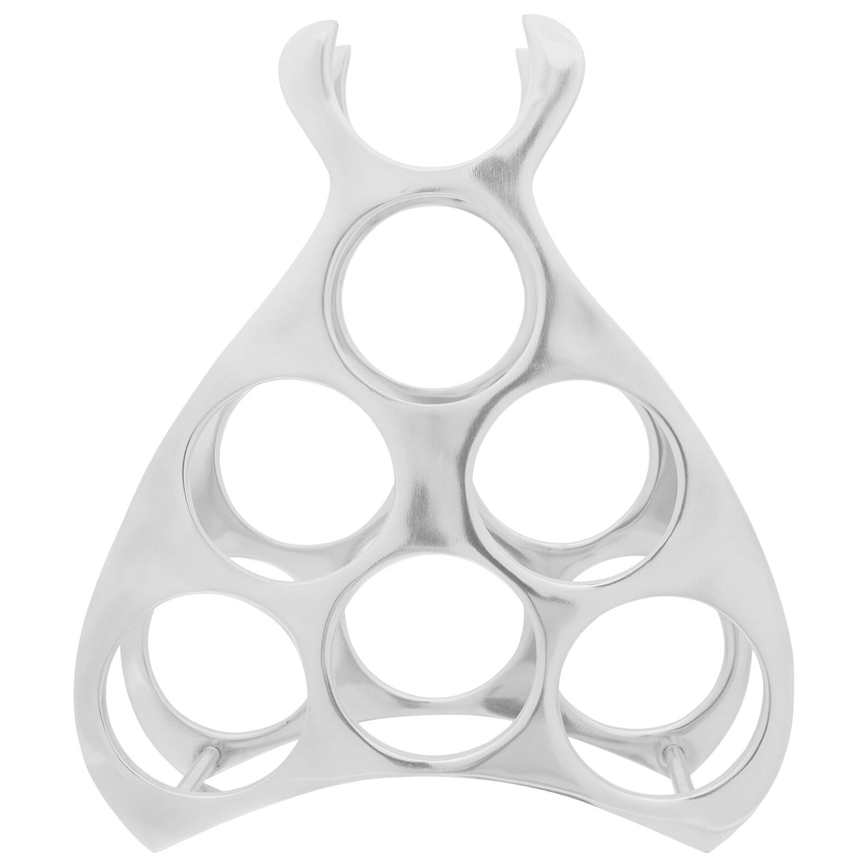 Wine Rack Silver 38 x 33 x 13 cm Aluminium