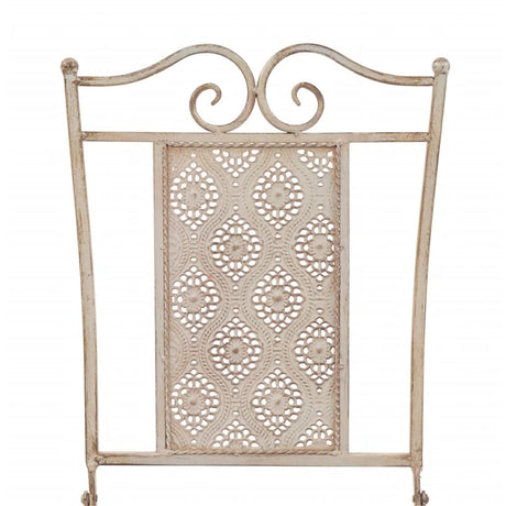 3 Piece Bistro Set Steel White