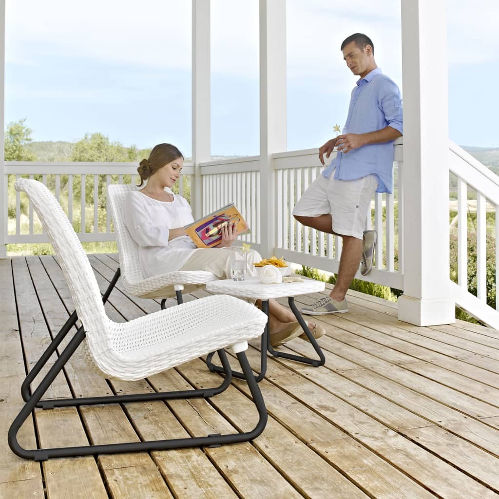 Keter Patio Furniture Set 3 Pieces Rio 218155