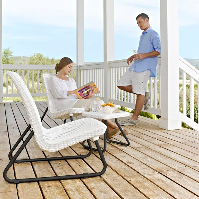 Keter Patio Furniture Set 3 Pieces Rio 218155