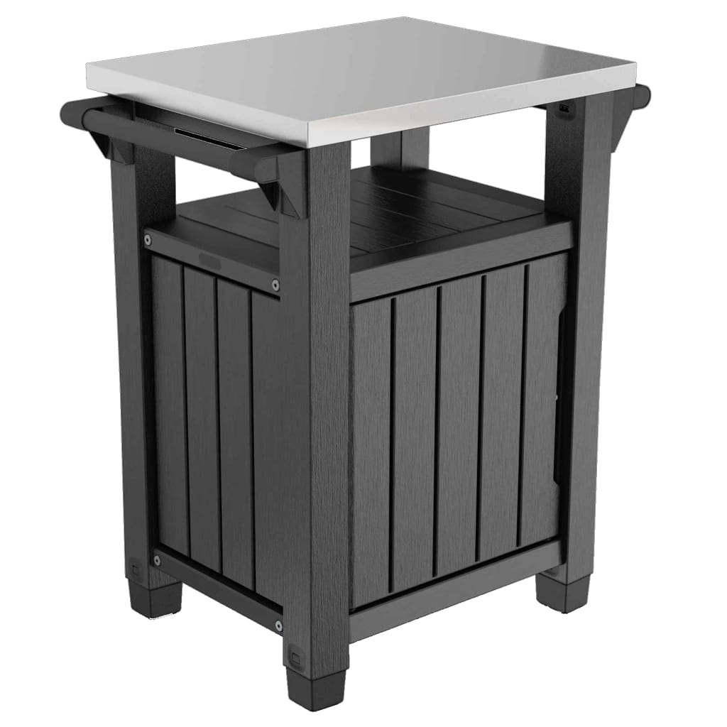 Keter Multifunctional Outdoor Table For Bbq Unity Classic Woodlook