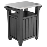 Keter Multifunctional Outdoor Table For Bbq Unity Classic Woodlook