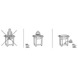 Keter Multifunctional Outdoor Table For Bbq Unity Classic Woodlook
