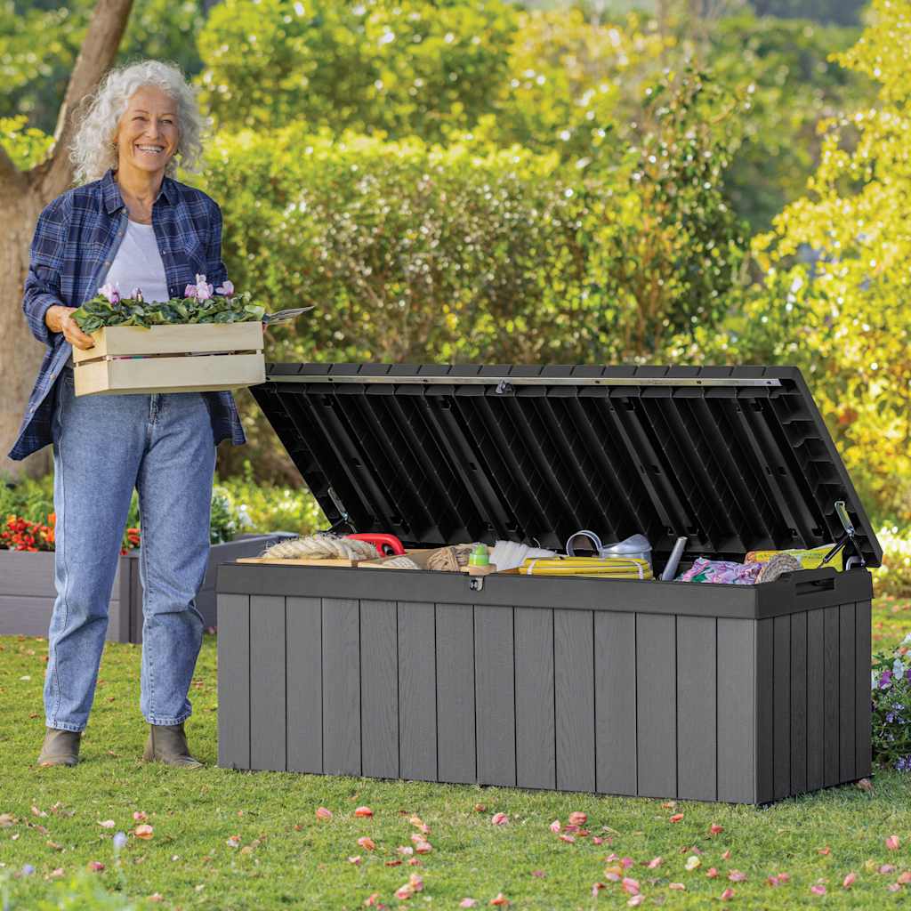 Keter Garden Storage Box Darwin Grey