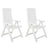 Garden Reclining Chairs 2 pcs Plastic Anthracite
