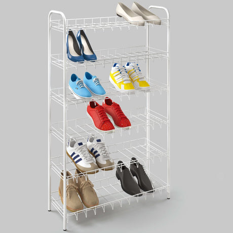 Metaltex 6-Tier Shoe Rack Shoe 6