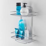 Metaltex Douche Rack Onda Silver