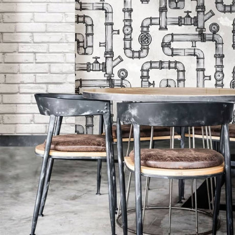 Noordwand Wallpaper Urban Friends & Coffee Bricks And White