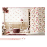 Noordwand Wallpaper Mondo Baby Rainbows White And Pink