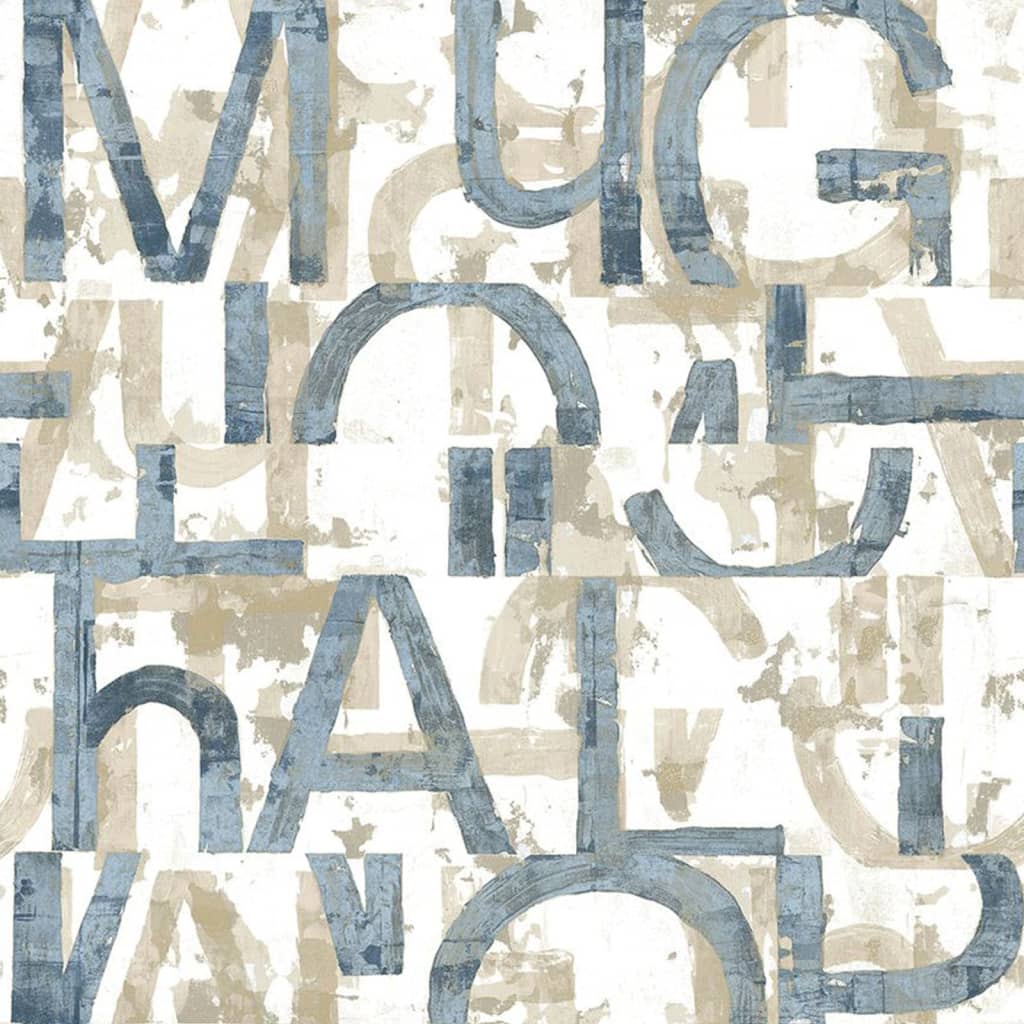 Noordwand Wallpaper Friends & Coffee Words And Letters And Metallic
