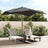 Garden Parasol with Wooden Pole Terracotta 300x300x273 cm