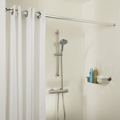 Sealskin Telescopic Shower Curtain Rod 80-130 Cm