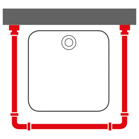 Sealskin Shower Curtain Rod Combi Chrome