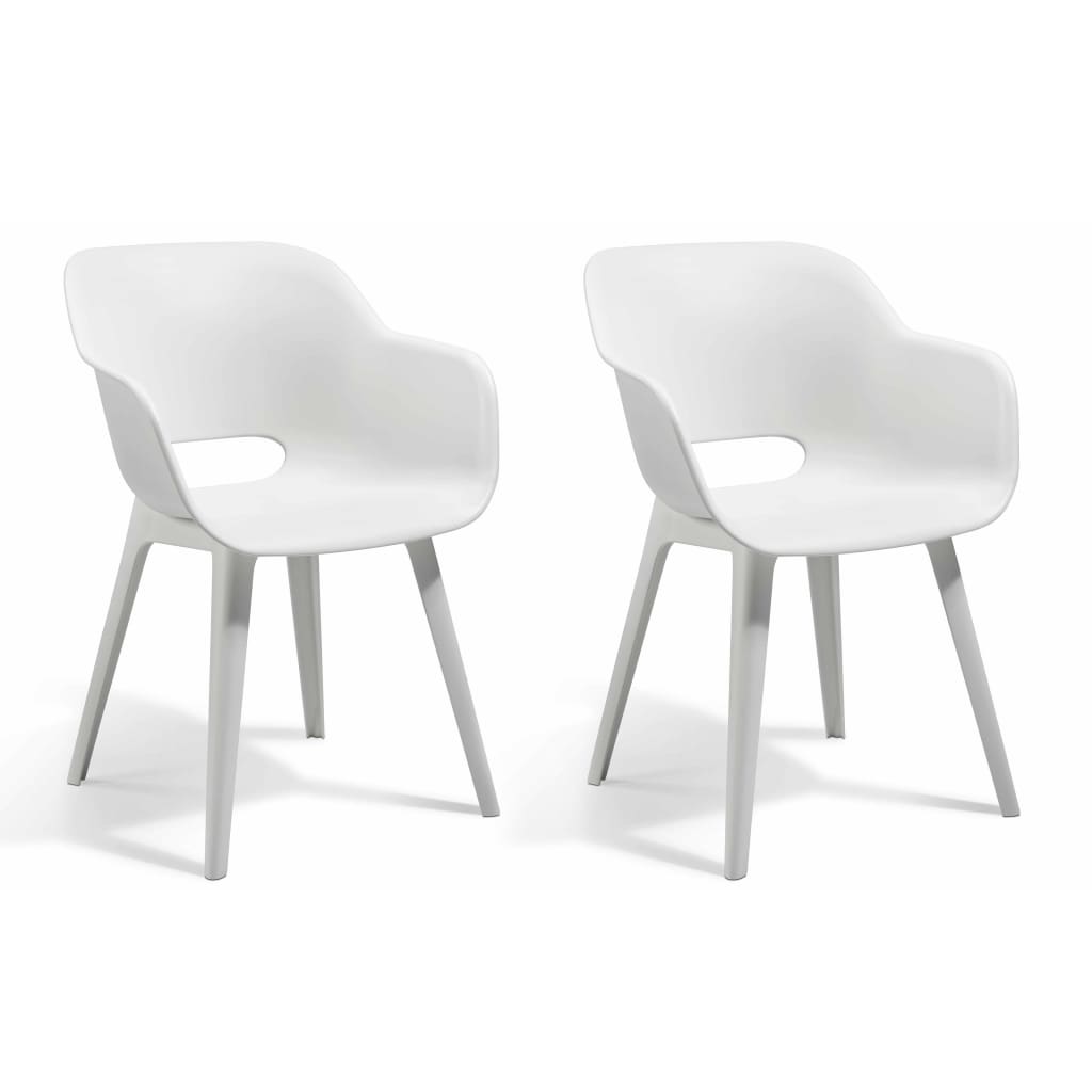 Keter Outdoor Chairs Akola 2 Pcs Grey