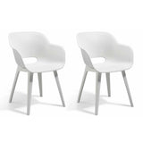 Keter Outdoor Chairs Akola 2 Pcs Grey