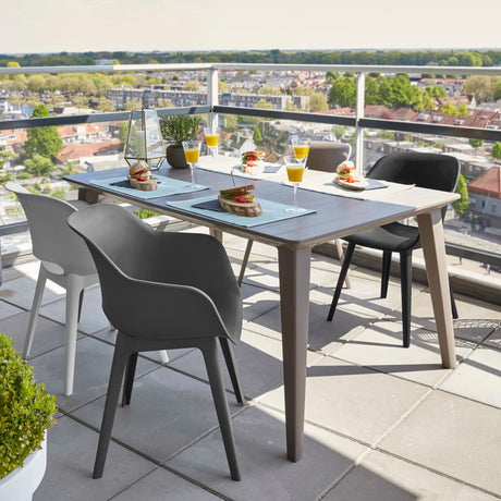 Keter Outdoor Chairs Akola 2 Pcs Grey