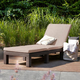 Keter Sunlounger With Cushion Daytona