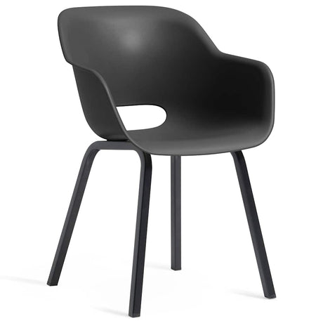 Keter Garden Chair With Metal Legs Noa 2 Pcs Graphite