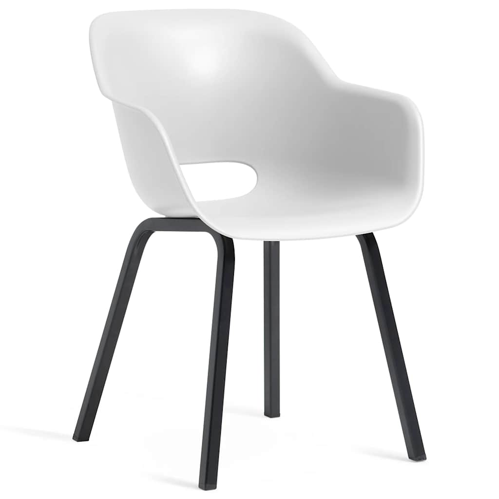 Keter Garden Chair With Metal Legs Noa 2 Pcs White