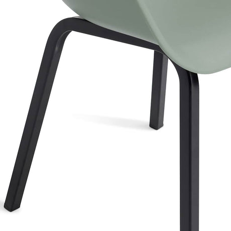 Keter Garden Chair With Metal Legs Noa 2 Pcs Vintage Green