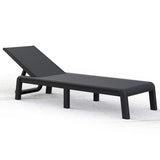 Keter Sunlounger With Cushion Mallorca Jute Texture Anthracite