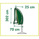 Nature Protective Cover For Parasols 302X70X25 Cm