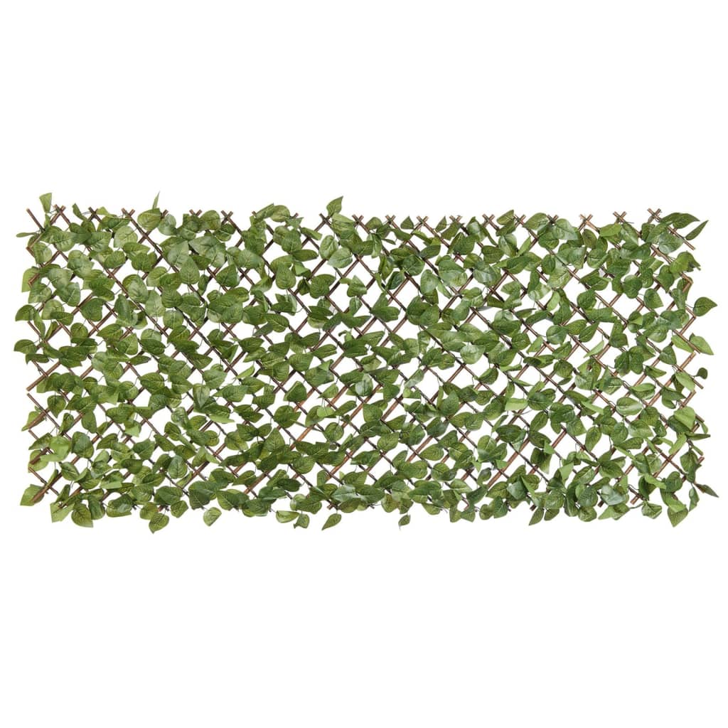 Nature Garden Trellis With Laurel Palm 90X180 Cm Leaves