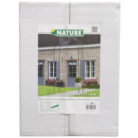 Nature Garden Arch Metal Black