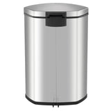 Eko Pedal Bin Shell 2X22 L Matte Silver