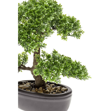Emerald Artificial Ficus Mini Bonsai Green 32 Cm 420002