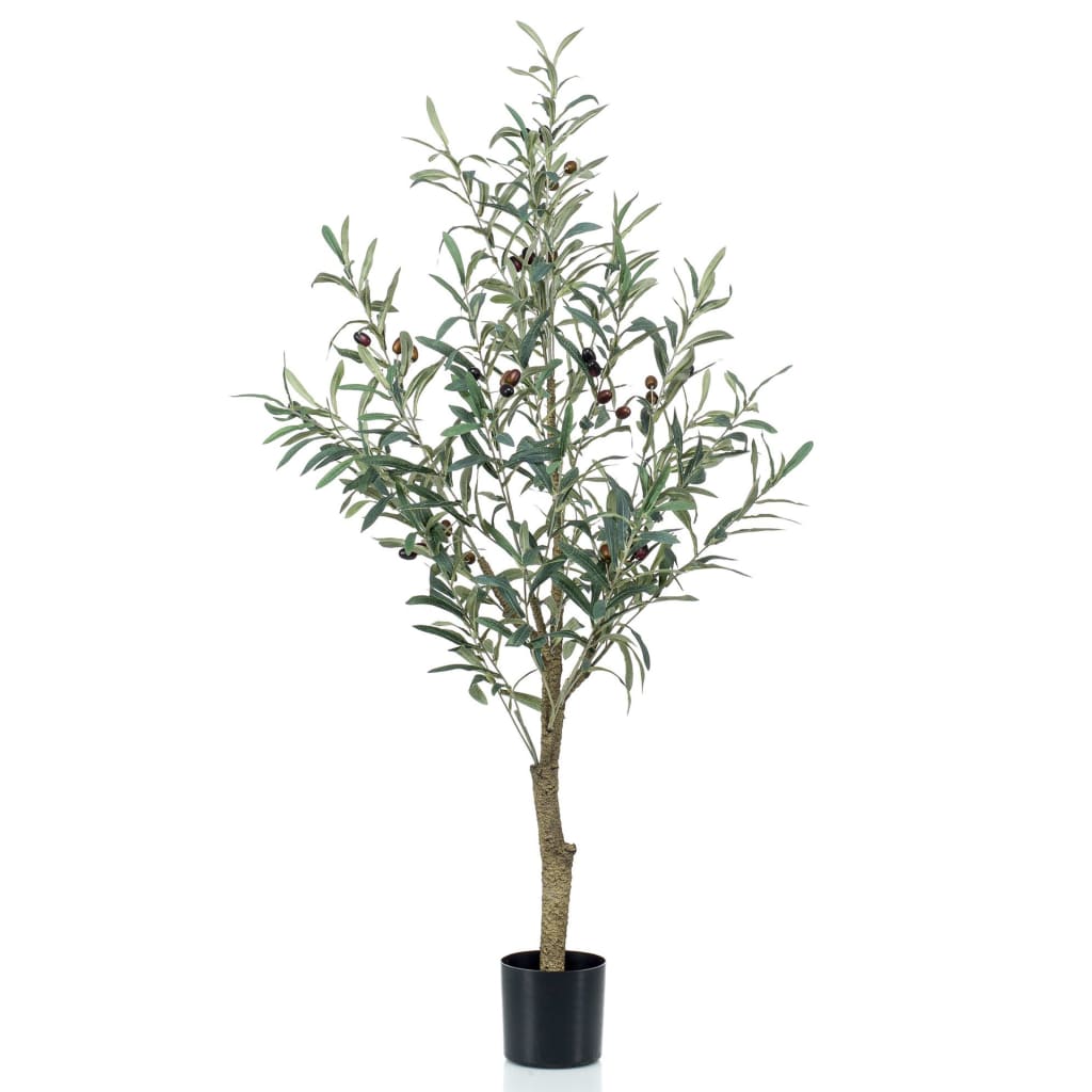 Emerald Artificial Olive Tree In Plastic Pot