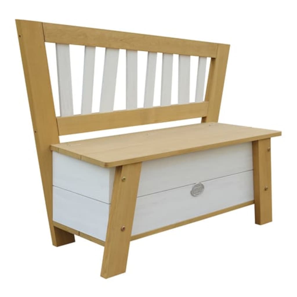 Storage Bench Corky Brown and White