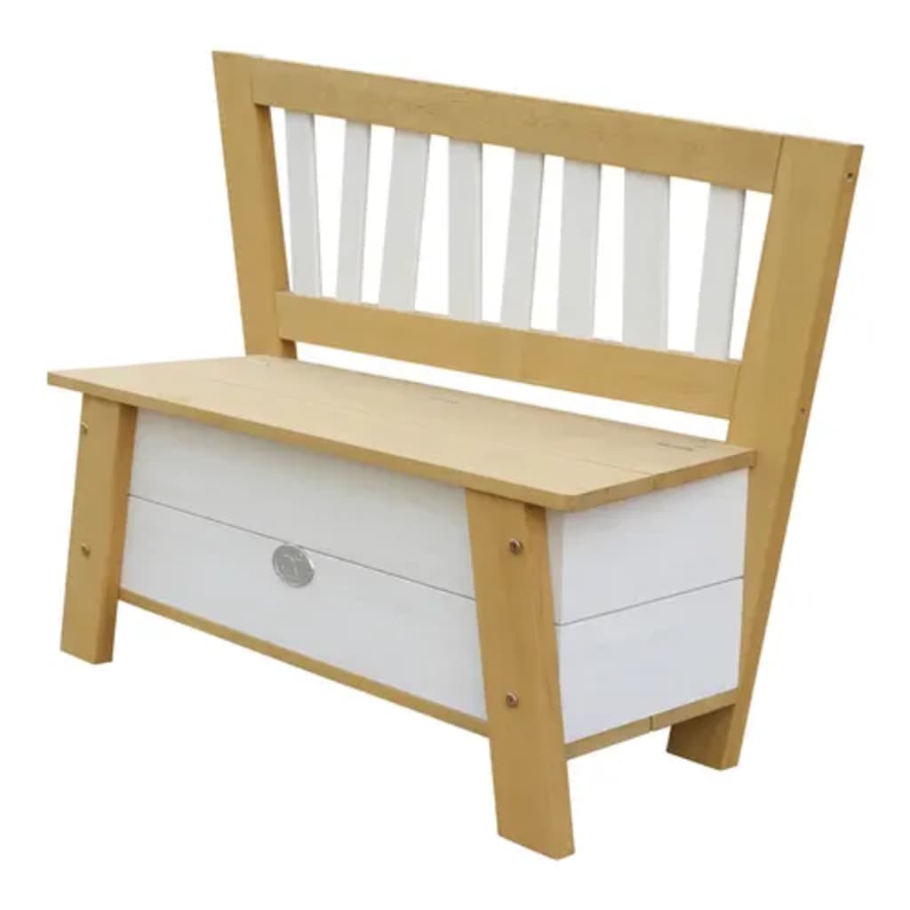 Storage Bench Corky Brown and White