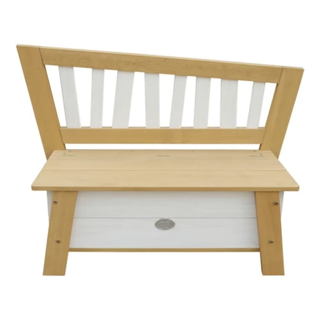 Storage Bench Corky Brown and White
