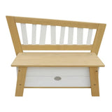 Storage Bench Corky Brown and White