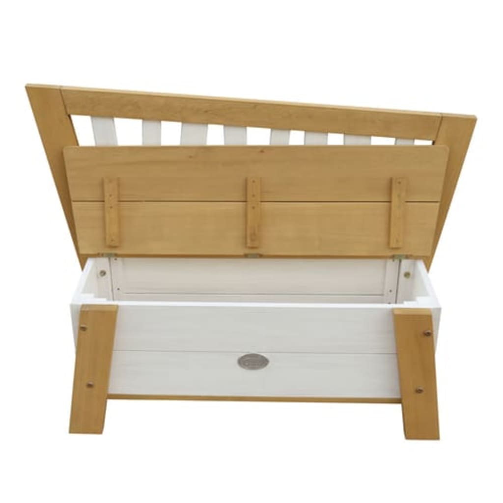 Storage Bench Corky Brown and White