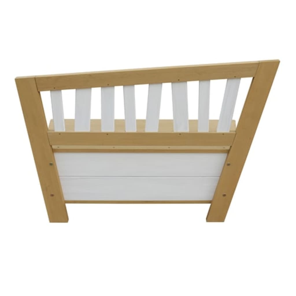 Storage Bench Corky Brown and White